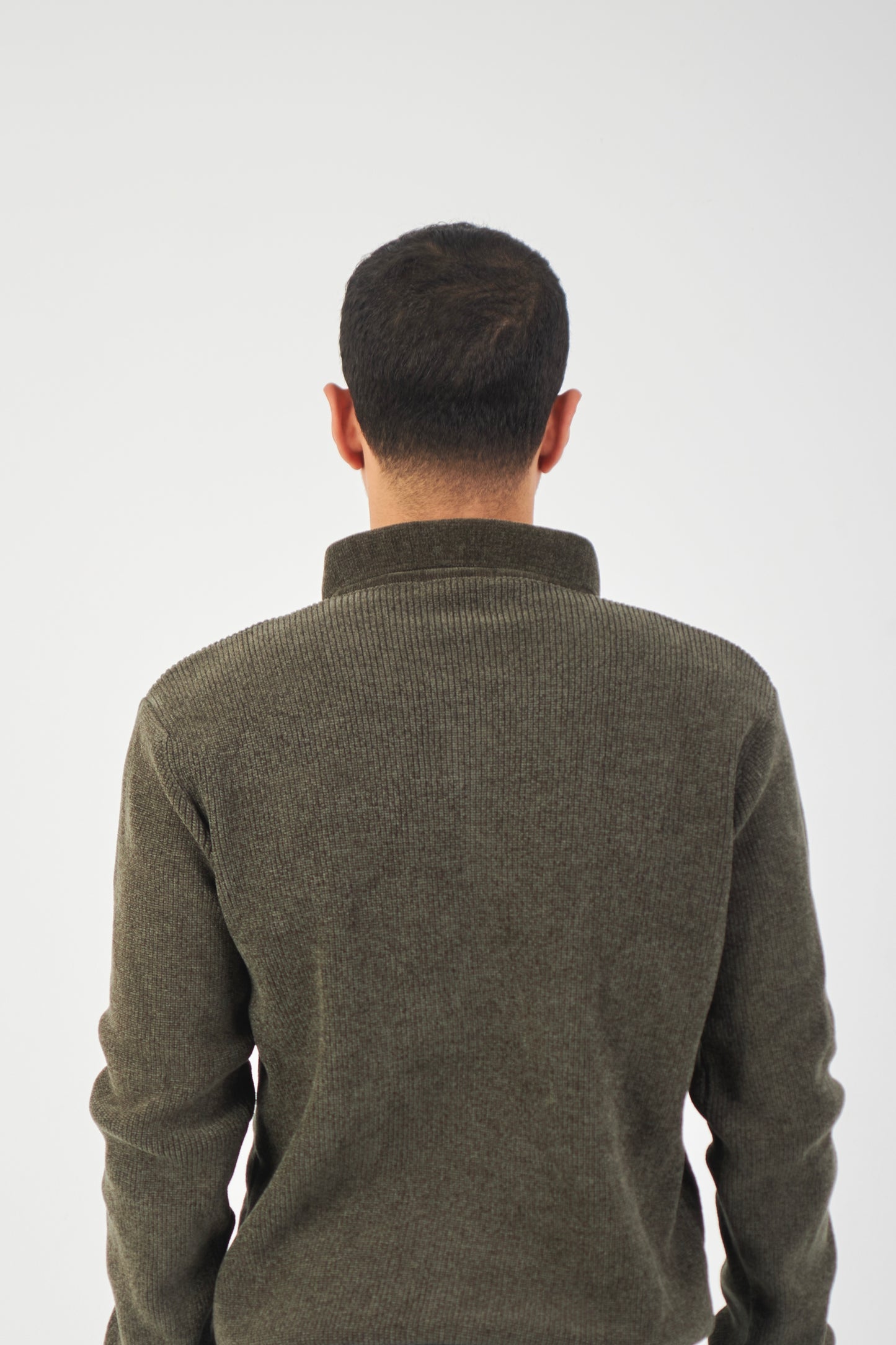 Olive Green Sweater Quarter Zip