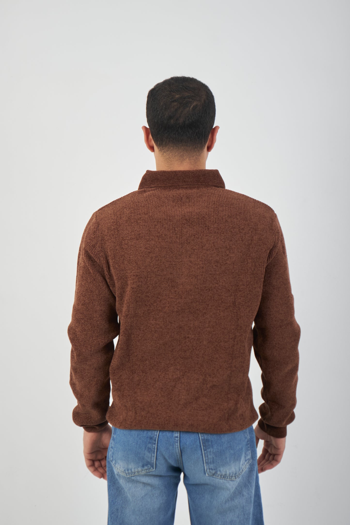 Brown Sweater Quarter Zip